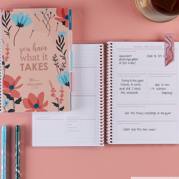 Erin Condren Other - Erin Condron  Undated Daily Wellness Planner